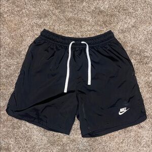 Nike Men's Black Woven Lined Flow Shorts